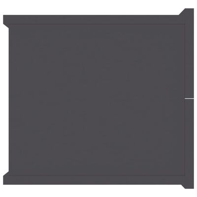 vidaXL szürke forgácslap éjjeliszekrény 40 x 30 x 30 cm