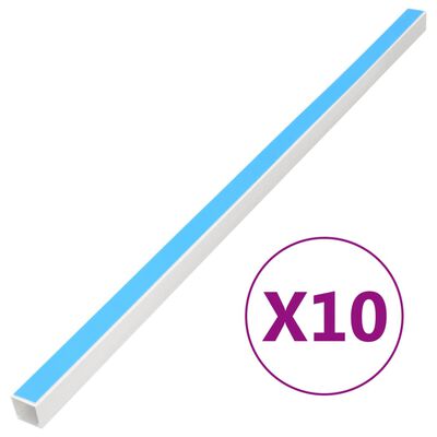 vidaXL öntapadós PVC kábelcsatorna 25 x 16 mm 10 m