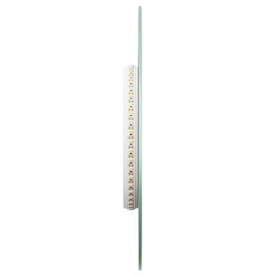 vidaXL ovális LED-es fürdőszobai tükör 60 x 25 cm