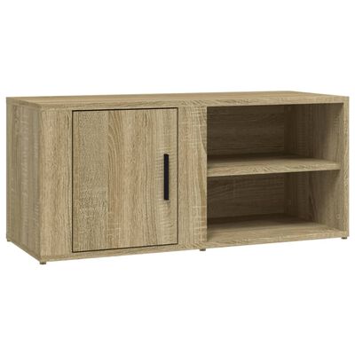 vidaXL 2 db sonoma tölgy színű szerelt fa TV-szekrény 80x31,5x36 cm