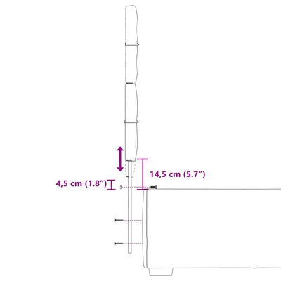 vidaXL tópszínű szövet rugós ágy matraccal 100 x 200 cm