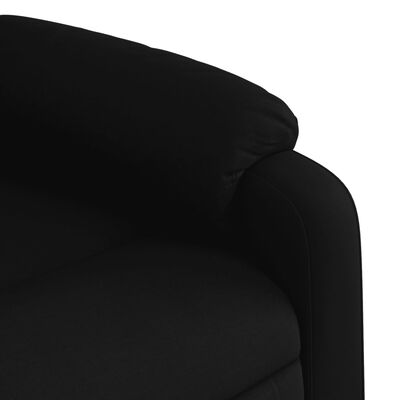 vidaXL fekete szövet dönthető fotel