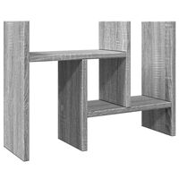 vidaXL szürke sonoma szerelt fa asztali szervező 34,5x15,5x35,5 cm