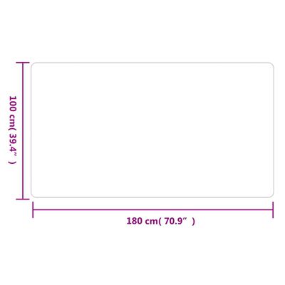 vidaXL antracitszürke futószőnyeg 100 x 180 cm