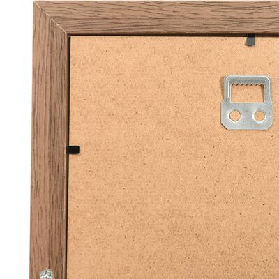 vidaXL világosbarna MDF kollázs képkeret 10 db 13 x 18 cm-es képhez