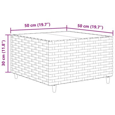 vidaXL 6 részes barna polyrattan kerti ülőgarnitúra párnákkal