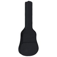 vidaXL fekete szövet gitártok 1/2-es klasszikus gitárhoz 94x35 cm