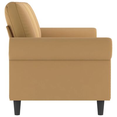vidaXL 3 személyes barna bársony kanapé 180 cm
