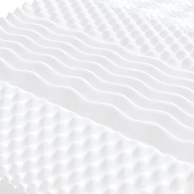 vidaXL krémszínű kihúzható szövet heverő matracokkal 80 x 200 cm