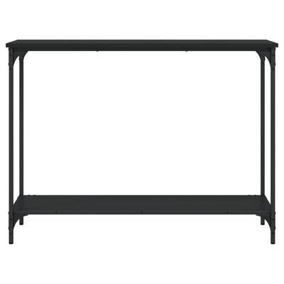 vidaXL fekete szerelt fa tálalóasztal 101x30,5x75 cm