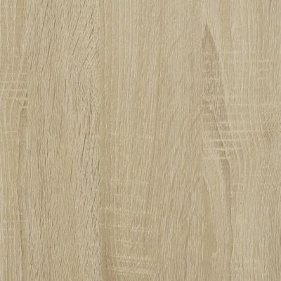 vidaXL 3 részes sonoma tölgy színű szerelt fa fürdőszobaszekrény-szett