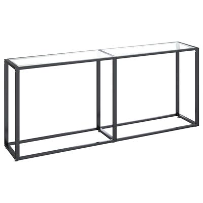 vidaXL átlátszó edzett üveg tálalóasztal 180 x 35 x 75,5 cm