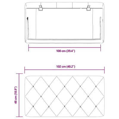 vidaXL világosszürke bársony fejtámla párna 100 cm