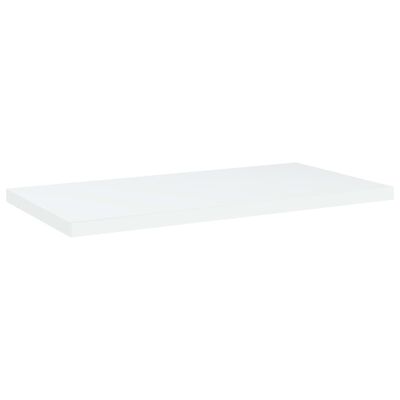 vidaXL 8 db fehér szerelt fa könyvespolc 40 x 20 x 1,5 cm