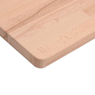 vidaXL tömör bükkfa téglalap alakú asztallap 100x50x2,5 cm