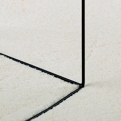 vidaXL OVIEDO krémszínű rövid szálú szőnyeg 200 x 280 cm