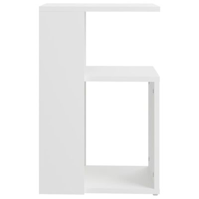 vidaXL fehér szerelt fa kisasztal 36 x 30 x 56 cm