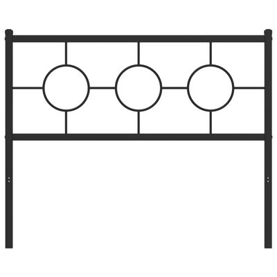 vidaXL fekete fém fejtámla 107 cm