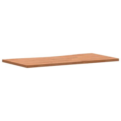 vidaXL tömör bükkfa íróasztallap 110 x (50-55) x 2,5 cm