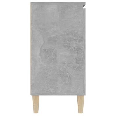 vidaXL betonszürke szerelt fa tálalószekrény 101 x 35 x 70 cm