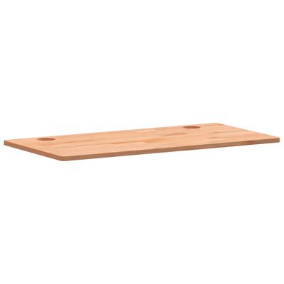 vidaXL tömör bükkfa íróasztallap 110 x 55 x 1,5 cm