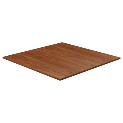 vidaXL sötétbarna kezelt tömör tölgyfa négyzet asztallap 90x90x1,5cm