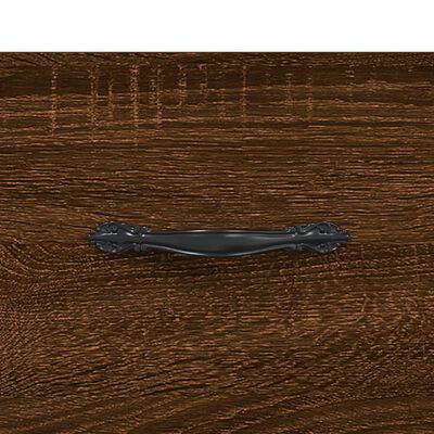 vidaXL barna tölgy színű szerelt fa dohányzóasztal 50x50x40 cm