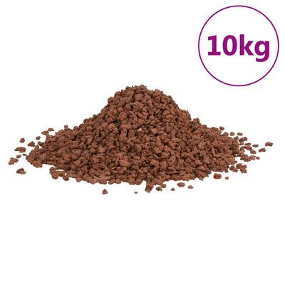 vidaXL 10 kg piros vulkanikus kőzet 5-8 mm