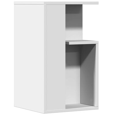 vidaXL fehér forgácslap kisasztal 35 x 35 x 60 cm