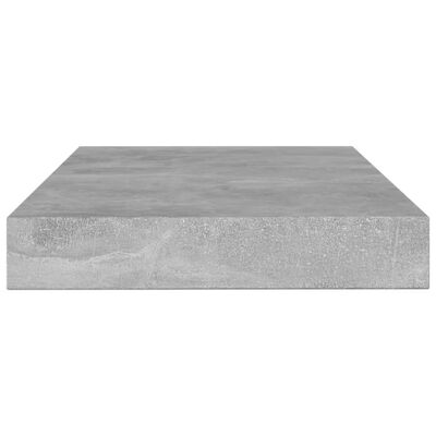 vidaXL 4 db betonszürke szerelt fa könyvespolc 100 x 10 x 1,5 cm