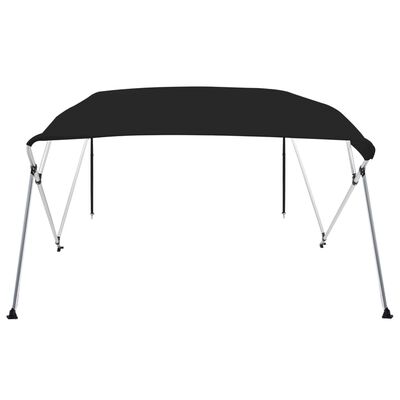 vidaXL fekete négyágú bimini tető 243 x 210 x 137 cm