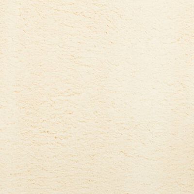 vidaXL HUARTE krémszínű rövid szálú puha és mosható szőnyeg 80x200 cm