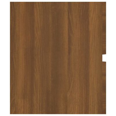 vidaXL barna tölgyszínű szerelt fa mosdószekrény 100 x 38,5 x 45 cm