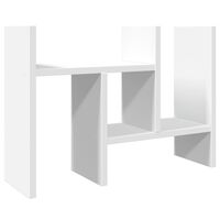 vidaXL fehér szerelt fa asztali szervező 34,5 x 15,5 x 35,5 cm