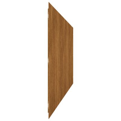 vidaXL 10 db rugalmas corten acél gyepszegély 25 x 103 cm