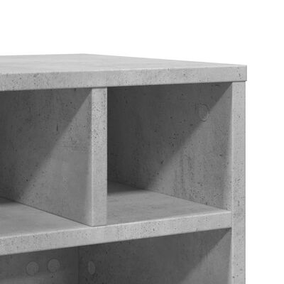 vidaXL betonszürke nyomtatóállvány kerekekkel 41 x 32 x 34,5 cm