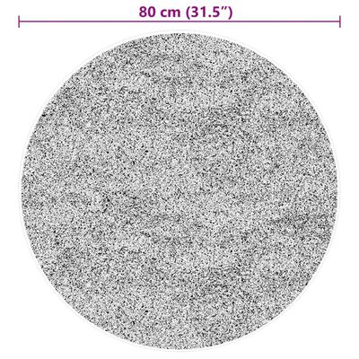 vidaXL HUARTE szürke rövid szálú puha és mosható szőnyeg Ø 80 cm