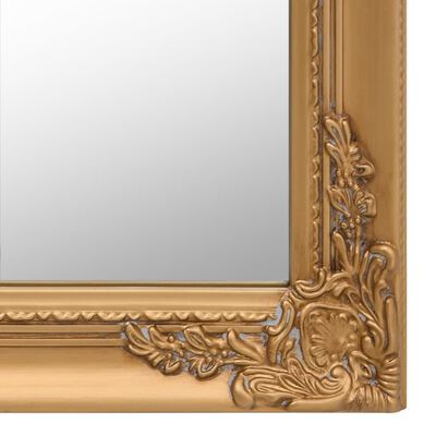vidaXL aranyszínű szabadon álló tükör 45x180 cm
