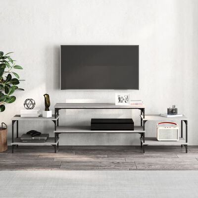 vidaXL szürke sonoma színű szerelt fa TV-szekrény 197x35x52 cm