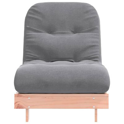 vidaXL tömör duglászfenyő futon kanapéágy matraccal 70 x 206 x 11 cm