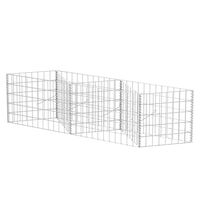 vidaXL horganyzott acél gabion kosár 120 x 30 x 50 cm