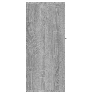 vidaXL szürke sonoma színű szerelt fa tálalószekrény 88 x 30 x 70 cm