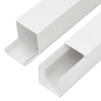 vidaXL PVC kábelcsatornák 100 x 40 mm 30 m