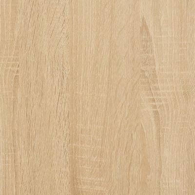 vidaXL 3 szintes sonoma-tölgy színű szerelt fa fali polc 80x21x78,5 cm