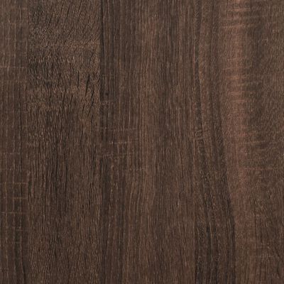 vidaXL 2 db barna tölgy színű szerelt fa éjjeliszekrény 35x34x65 cm