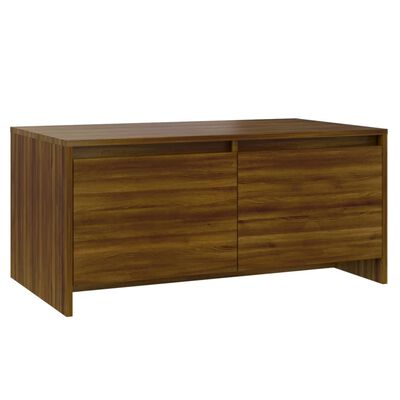 vidaXL sonoma-tölgyszínű szerelt fa dohányzóasztal 90x50x41,5 cm