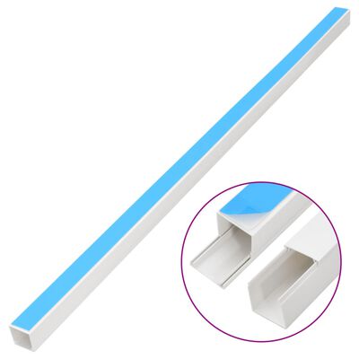 vidaXL öntapadós PVC kábelcsatorna 25 x 16 mm 30 m