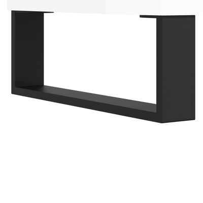 vidaXL fehér magasfényű szerelt fa TV-szekrény 160x35x55 cm