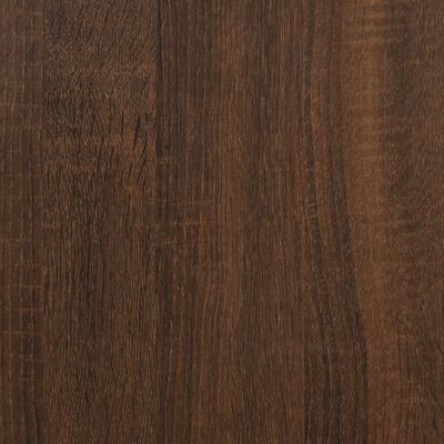 vidaXL barna tölgy színű szerelt fa kisasztal 55 x 38 x 45 cm
