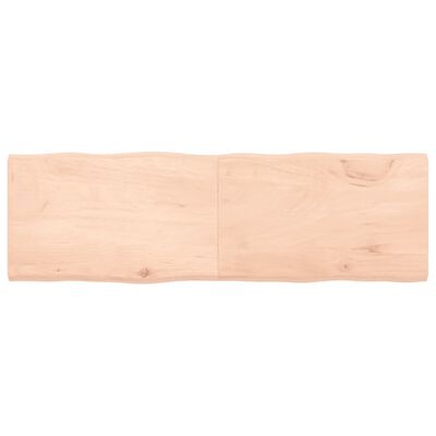 vidaXL kezeletlen tömör fa asztallap 160x50x(2-4) cm